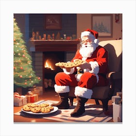 Christmas Santa 7 Canvas Print