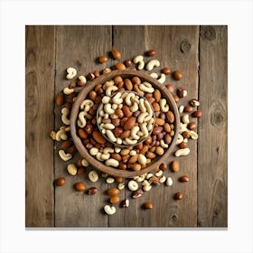 Bowl of Nuts Canvas Print