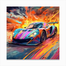 Mclaren Gt3 Canvas Print