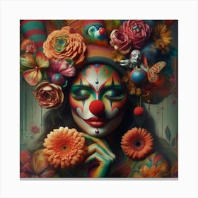 Clown 6 Canvas Print