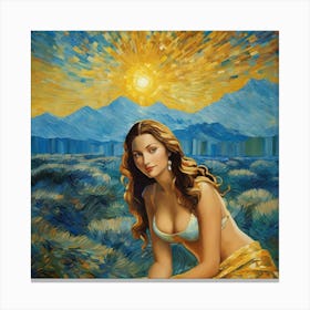 'Sunrise'fgh Canvas Print