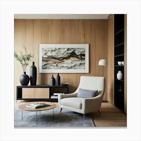 Modern Living Room 95 Canvas Print