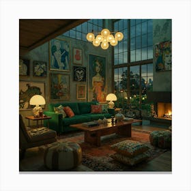 Living Room Canvas Print