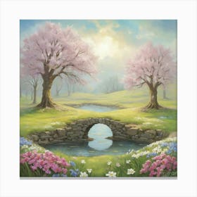 Promise Of Spring Square Art Print 2 Canvas Print