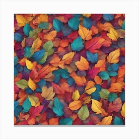Colorful Leaves 1 Canvas Print