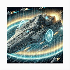 Juggernaut Class Carrier Advanced Shielding Iron Commonwealth Canvas Print