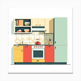 Kitchen Interior Design 2 Canvas Print