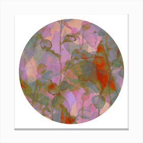 Abstract Seaweed Painting Canvas Print