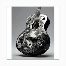 Yin and Yang in Guitar Harmony 11 Canvas Print