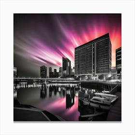 Aurora Bore Over Melbourne Canvas Print