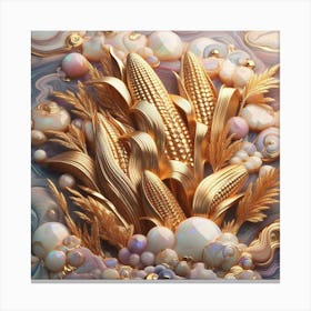 'Golden Corn' Canvas Print