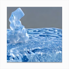 Ice Sculpture Canvas Print