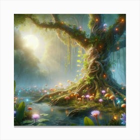 Fairy Forest 7 Canvas Print