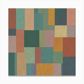 Abstract Squares 4 Canvas Print