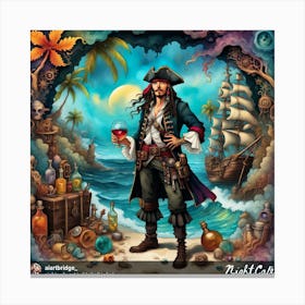 Pirate of the Caribbean  Canvas Print