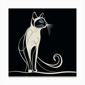 Siamese Cat 1 Canvas Print