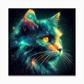 Galaxy Cat 2 Canvas Print