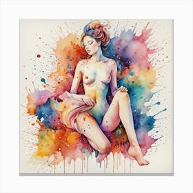 Naked Woman 1 Canvas Print