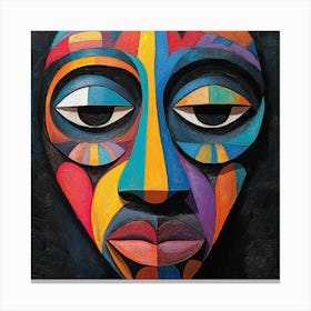 African Face Canvas Print