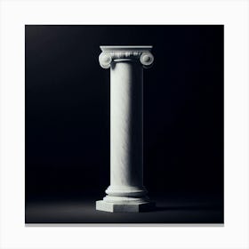 "The Ionic Order: A Study in Classical Architecture Canvas Print