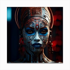 Futuristic Woman 20 Canvas Print