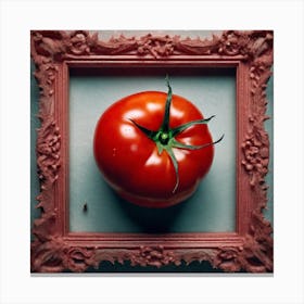 Tomato In A Frame Canvas Print