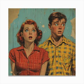 Man And A Woman Canvas Print