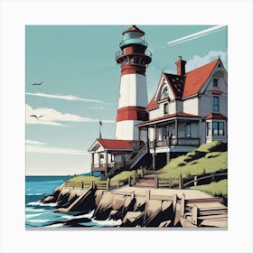Lighthouse 4 Canvas Print