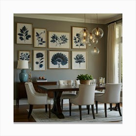 Dining Room Wall Art 3 Canvas Print