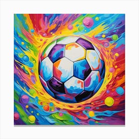 Soccer Ball Canvas Print