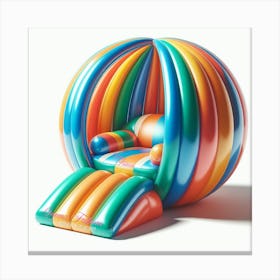 Inflatable Chair Canvas Print