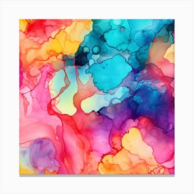 Watercolor Painting Canvas Print