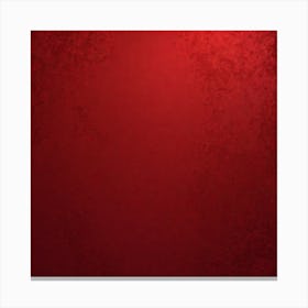 Red Grunge Background Canvas Print