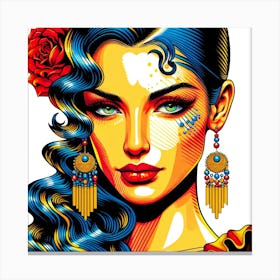 Portrait Artwork 152 Canvas Print