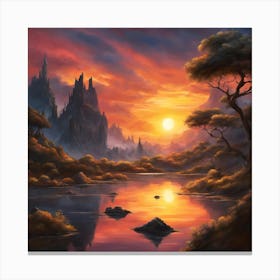 Sunset Canvas Print