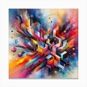 Abstract Painting Canvas Print