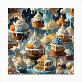 Cupcakes In The Sky Canvas Print