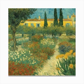 Garden Of L'Arles Canvas Print