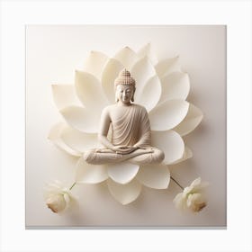 Buddha In Meditation 5 Canvas Print