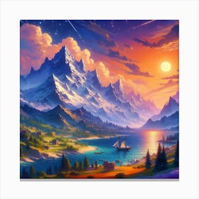 A Fantastical Land 10 Canvas Print