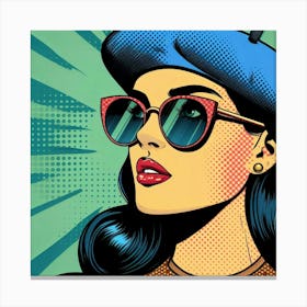 Pop Woman 1 Canvas Print