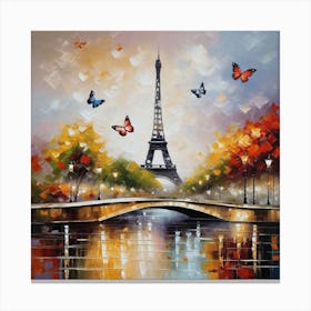 Paris At Night 5 Canvas Print