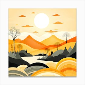 Autumn Landscape 3 Canvas Print