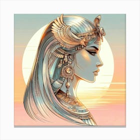 Cleopatra Portrait Artwork 206 Canvas Print