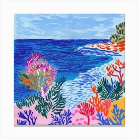 Seascape Dream Matisse Style 2 Canvas Print