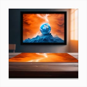 Desktop Stock Videos & Royalty-Free Footage Canvas Print