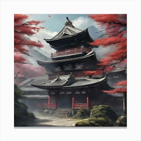 Japanese Temple 1 Canvas Print