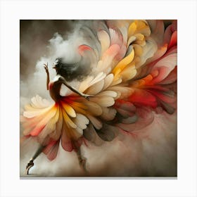 Dancer In Flight Canvas Print