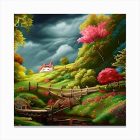 Fairytale Countryside Canvas Print