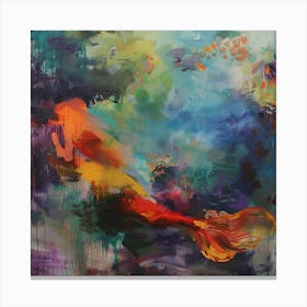 Mermaid Abstract Canvas Print